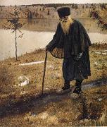 Nesterov Nikolai Stepanovich Recluse oil painting